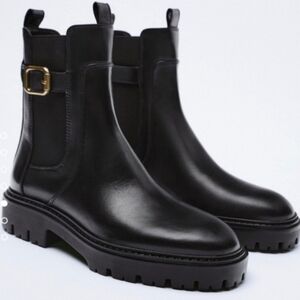 Zara Leather Boots